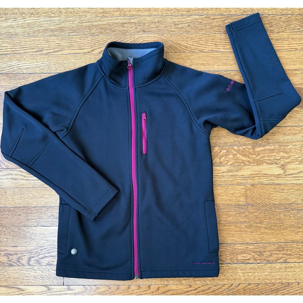Columbia Girls' OmniShield Black Jacket Size 14-16